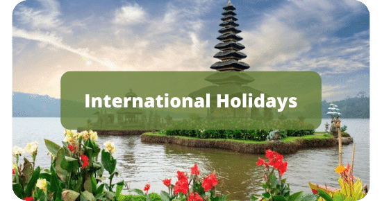 International Holidays